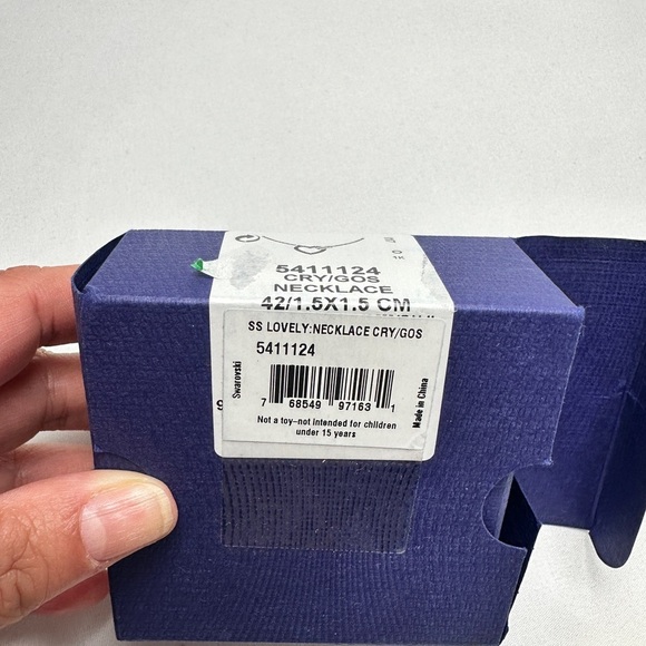 NWT - Swarovski Gold and Silver Heart Necklace - Picture 6 of 7